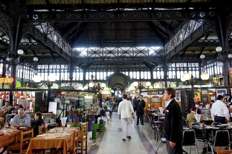 Mercado Central em Santiago