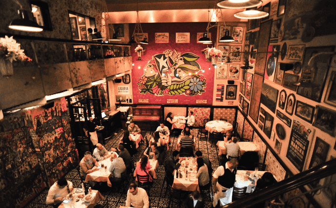 Bar e Restaurante Liguria em Santiago do Chile