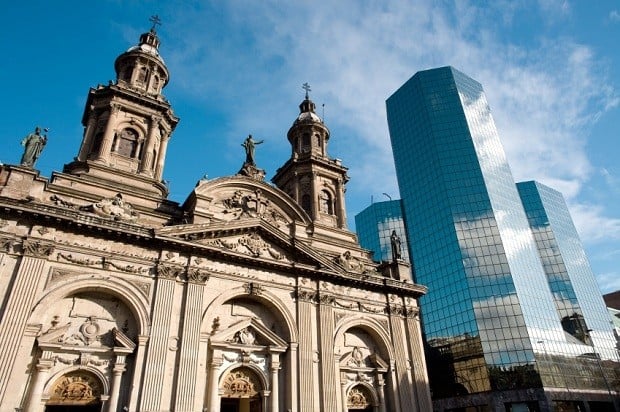 Catedral Metropolitana do Chile em Santiago