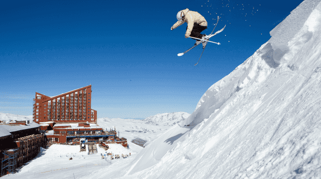 Pistas e aprender a esquiar no Valle Nevado