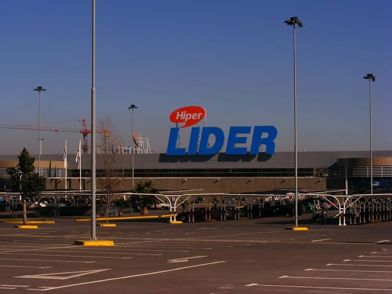 Compras nos supermercados em Santiago - Lider