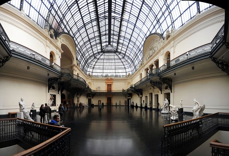 Museu Nacional Belas Artes em Santiago do Chile