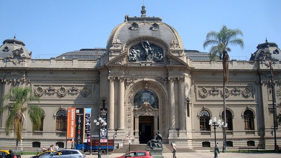 Museu Nacional de Belas Artes em Santiago do Chile