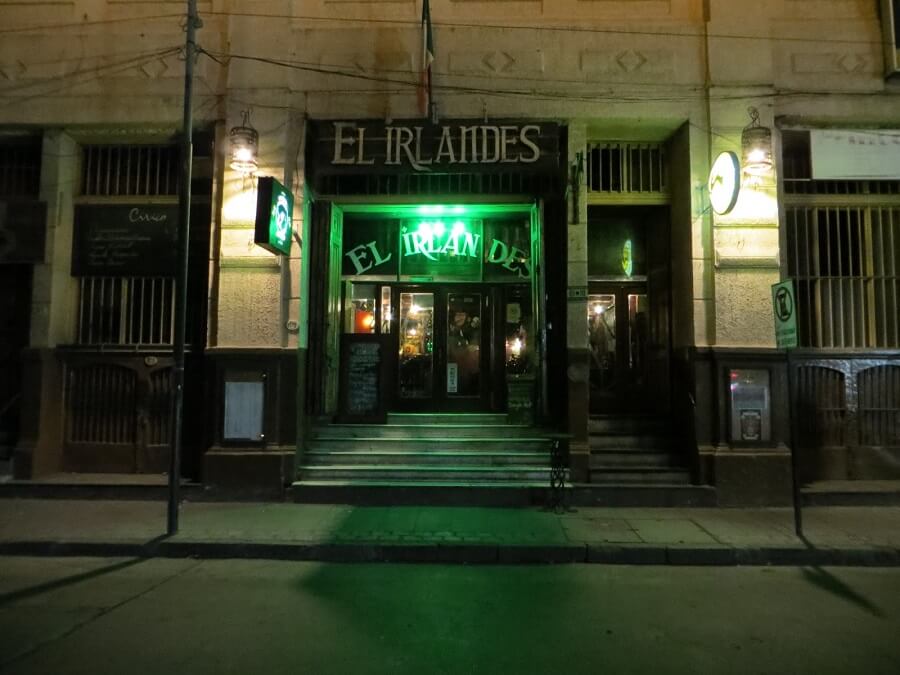 Bar El Irlandes em Valparaíso