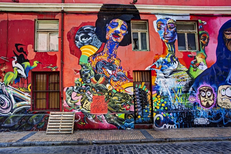 Grafite em Valparaíso