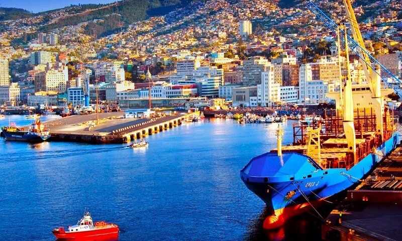 Porto em Valparaíso