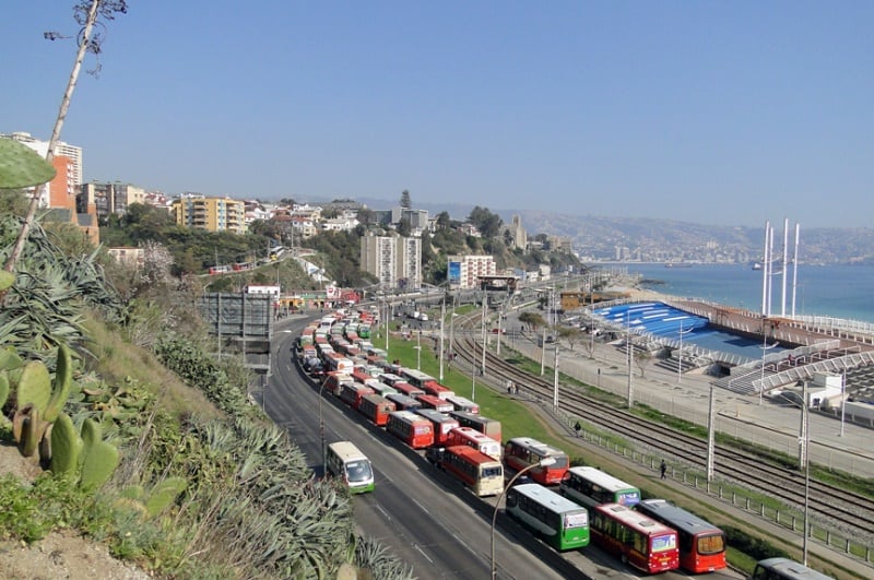 Como ir de Viña del Mar à Valparaíso