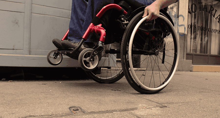 Ruas para deficientes físicos em Santiago do Chile