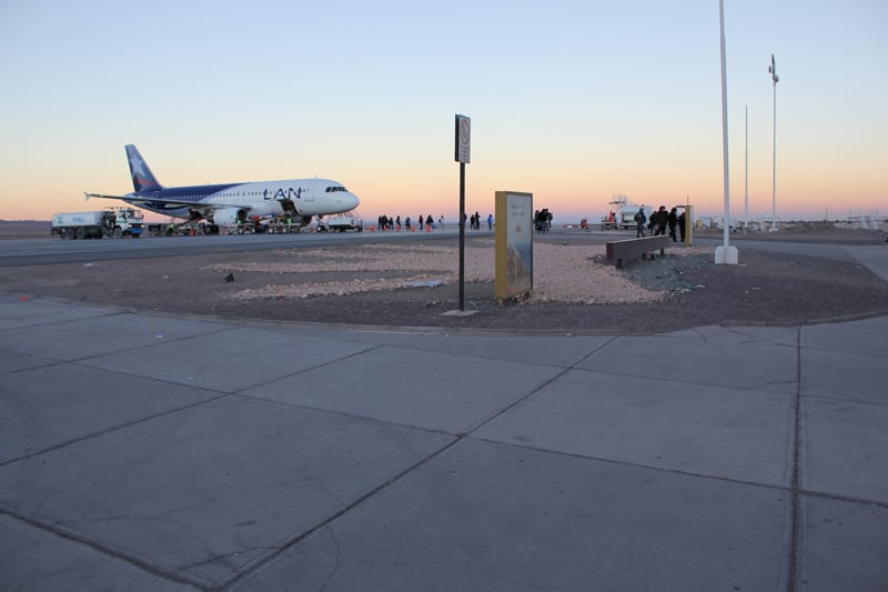 Diferentes voos e tempo de avião até San Pedro de Atacama