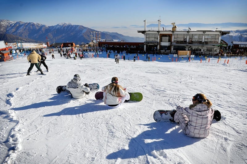 Estação de esqui no Chile