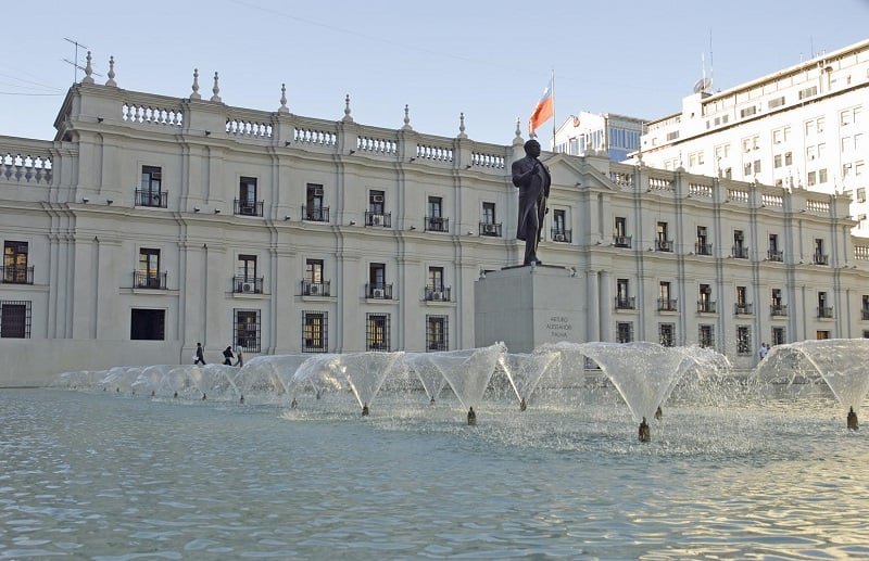 Palácio de la Moneda em Santiago