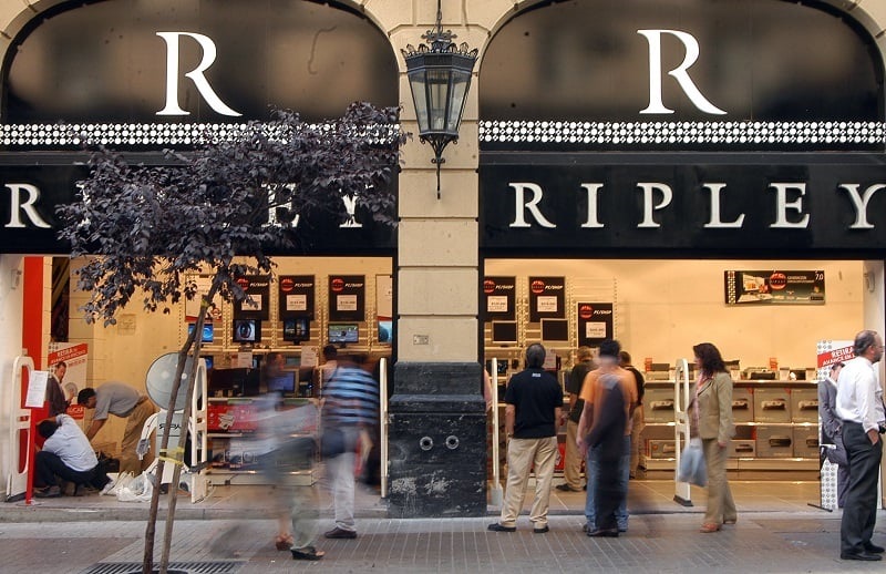 Loja Ripley para comprar eletrônicos em Santiago