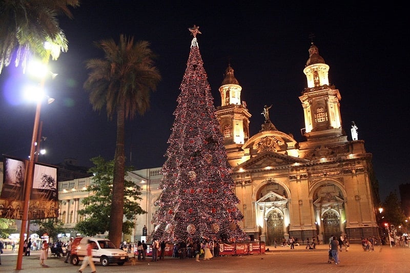 Natal em Santiago do Chile