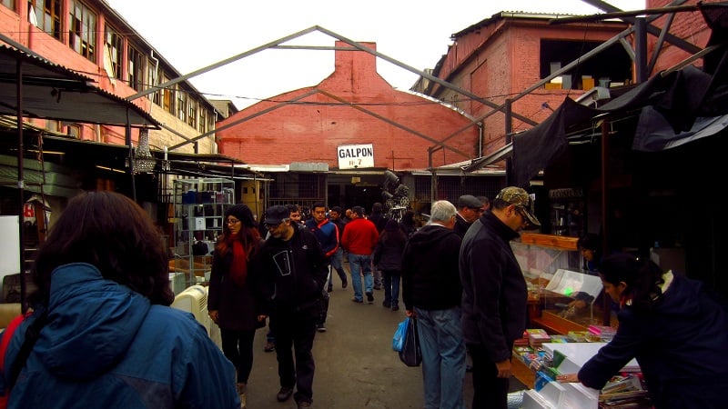 Feira Persa Bio Bio para comprar souvenirs em Santiago do Chile