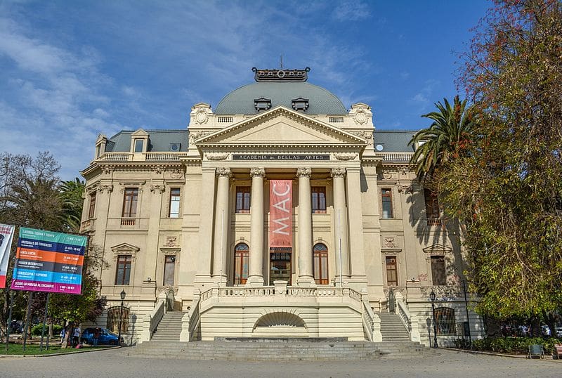 Museu de Arte Contemporânea em Santiago do Chile