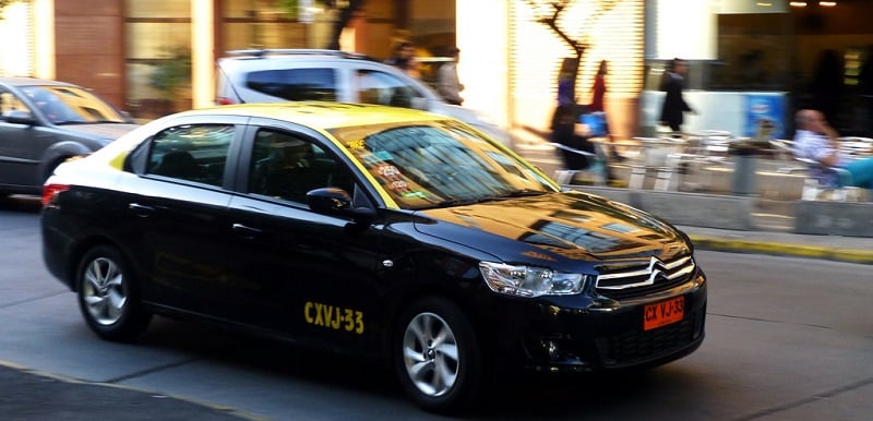Segurança nos táxis de Santiago