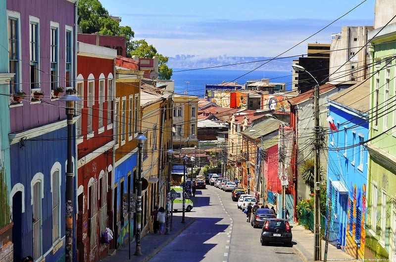 Ruas para deficientes físicos em Valparaíso