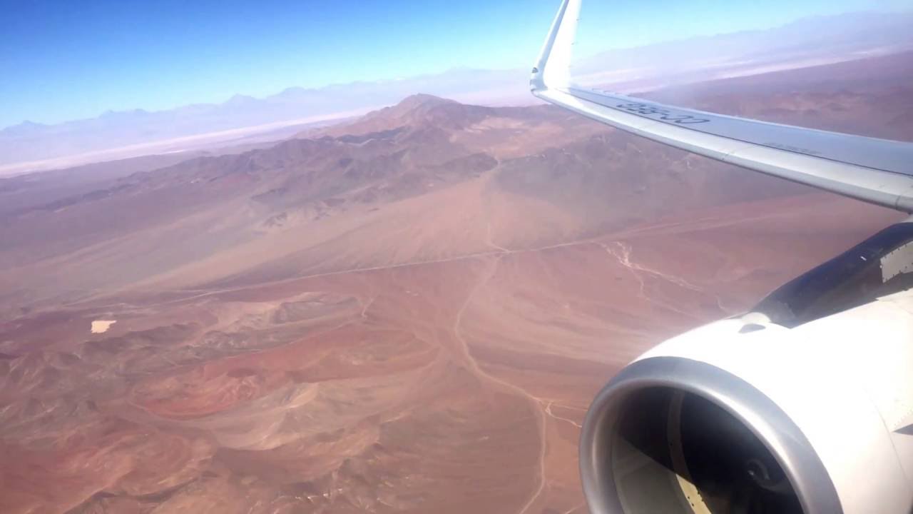 Avião para Calama e Atacama