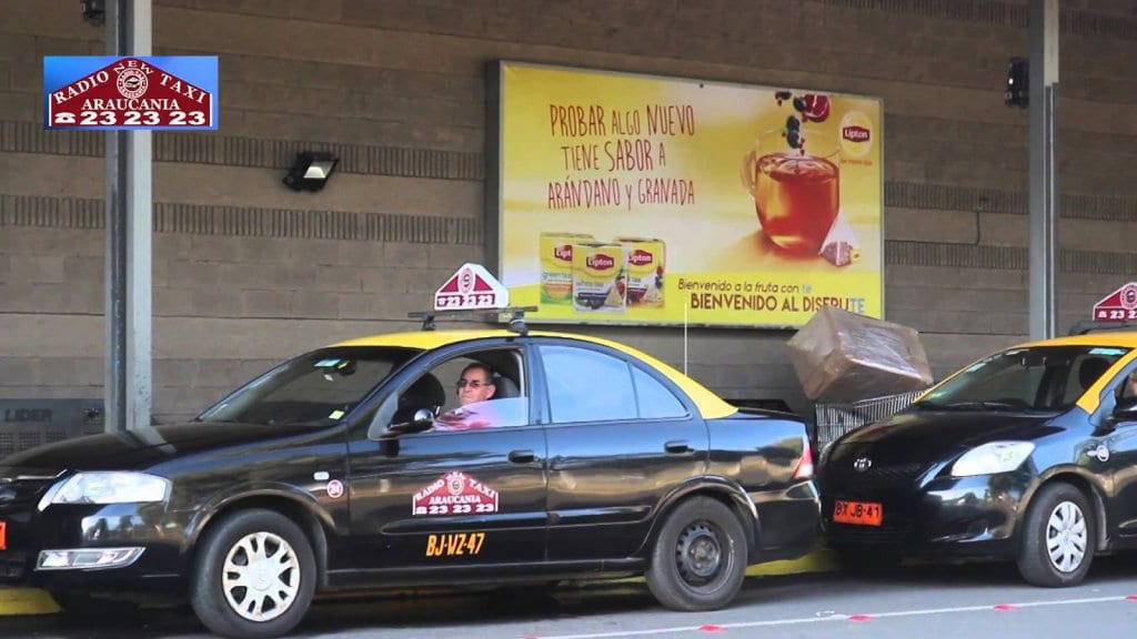 Pedindo um táxi em Temuco