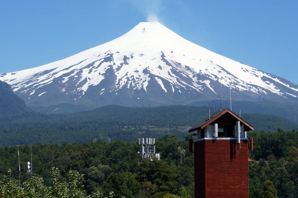 Vulcão Villarrica em Pucón, Chile