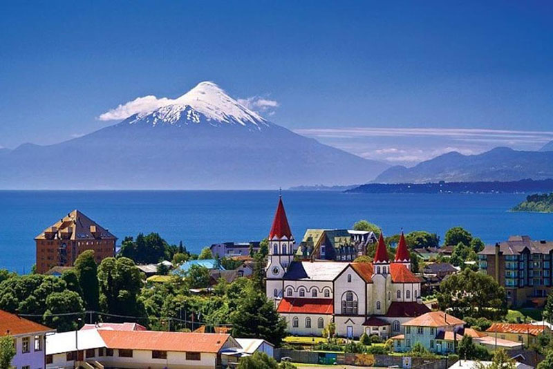 Cidade Puerto Varas no Chile