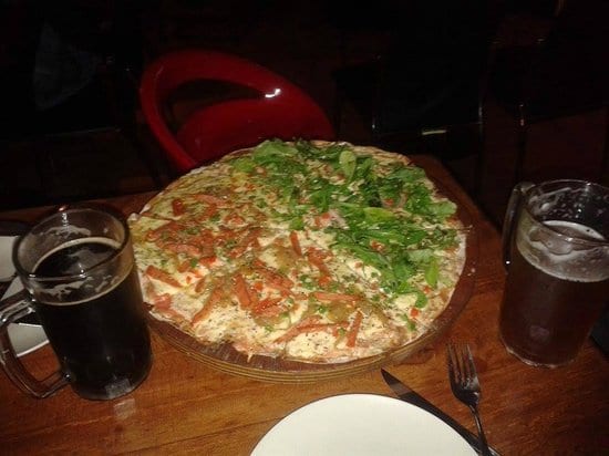 Pizza do Restaurante Parentesis em Puerto Varas