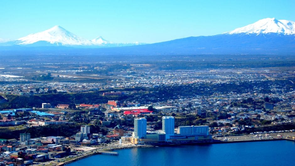 Guia pela cidade de Puerto Montt no Chile: Vista aérea de Puerto Montt