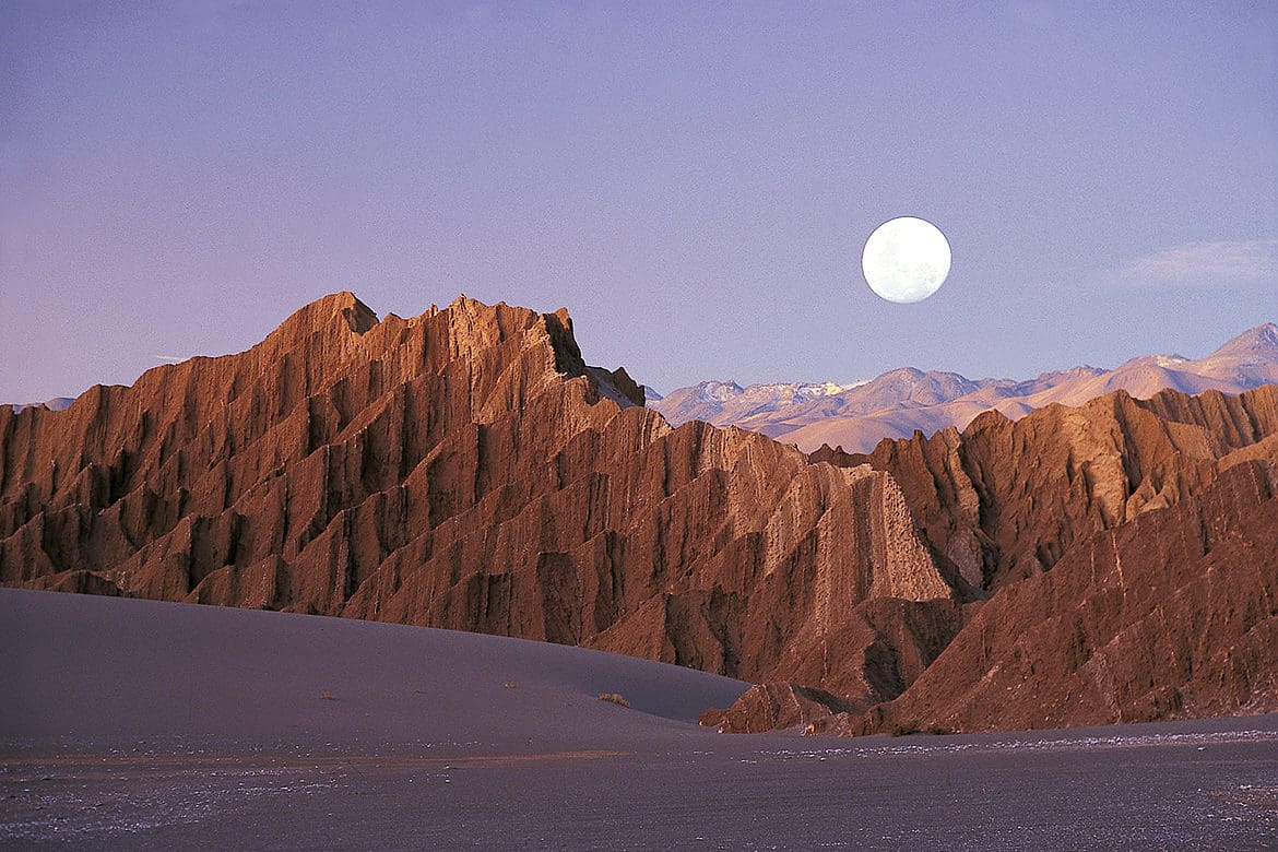 Valle de la Luna no Atacama