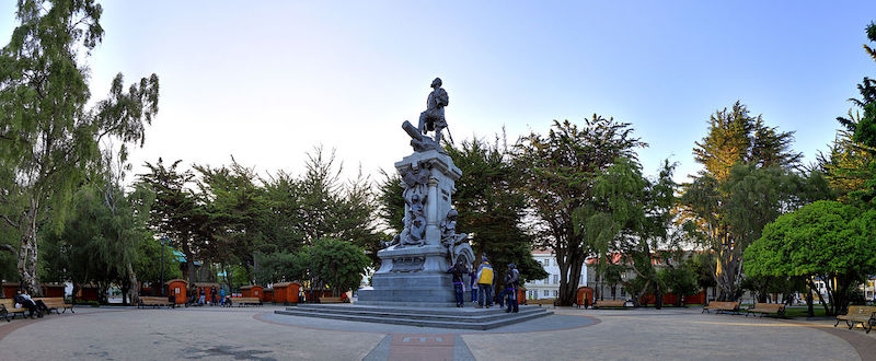Guia pela cidade de Punta Arenas no Chile: plaza Muñoz Gamero