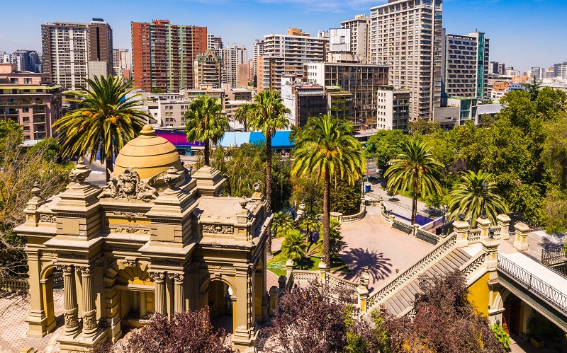 Santiago do Chile ensolarada