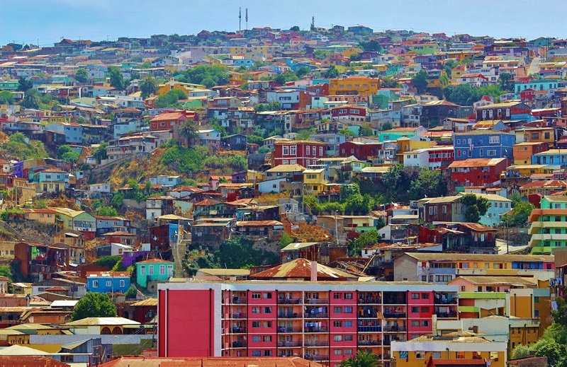 Casas coloridas de Valparaíso - Chile