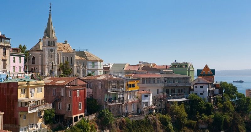 Vista do Cerro Concepción em Valparaíso