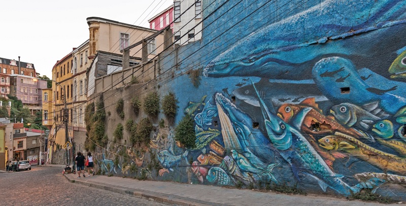 Grafite em Valparaíso