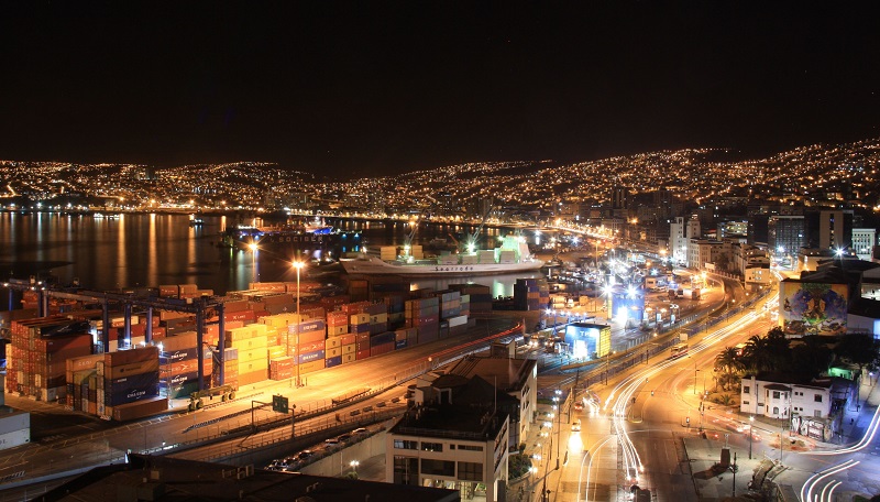 Noite em Valparaíso