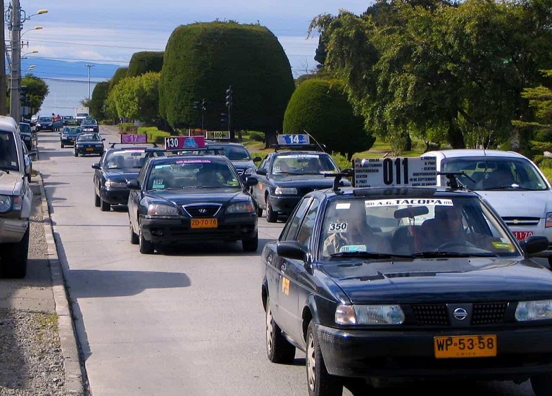 Táxi em Punta Arenas