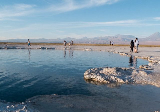 Laguna Cejar em San Pedro do Atacama
