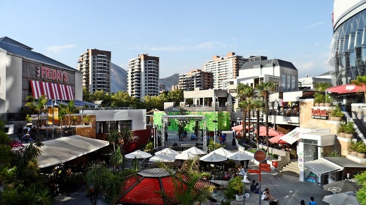 Shopping Parque Arauco em Santiago do Chile
