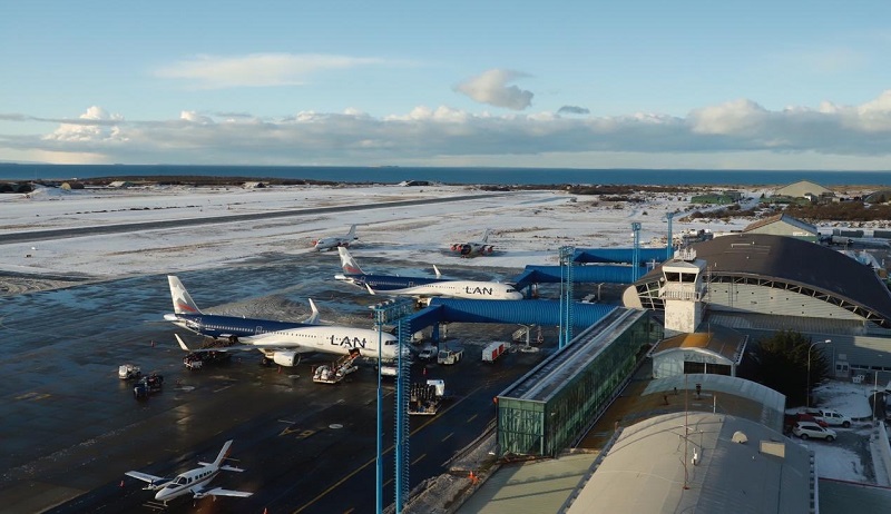 Aeroporto em Punta Arenas