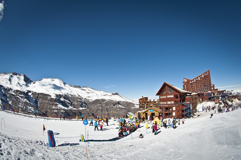 Estação de Ski Valle Nevado perto de Santiago