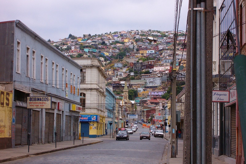 Centro de Valparaíso no Chile