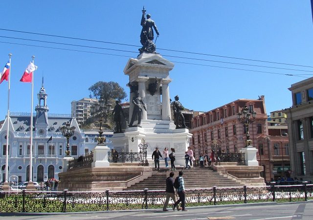 Plaza Sotomayor em Valparaíso