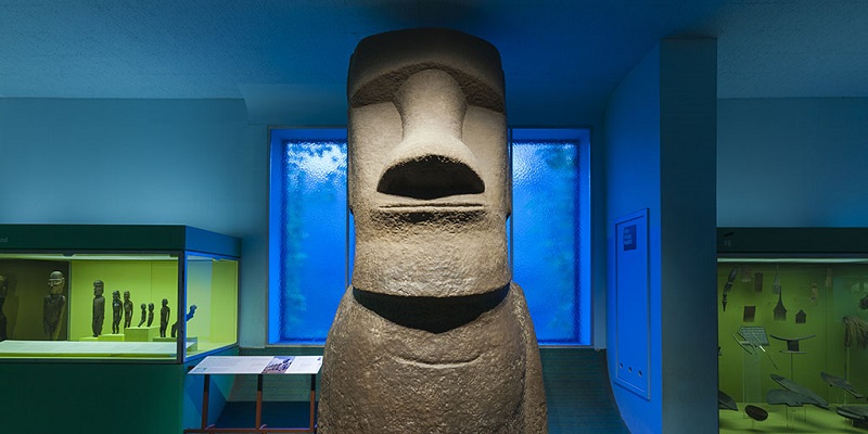 Exposição no Museu Antropológico da Ilha de Páscoa