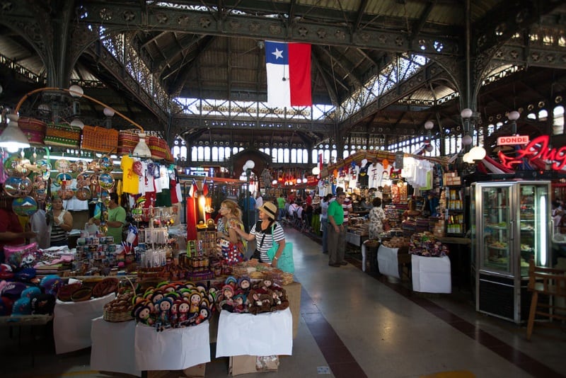 Mercado Central de Santiago do Chile