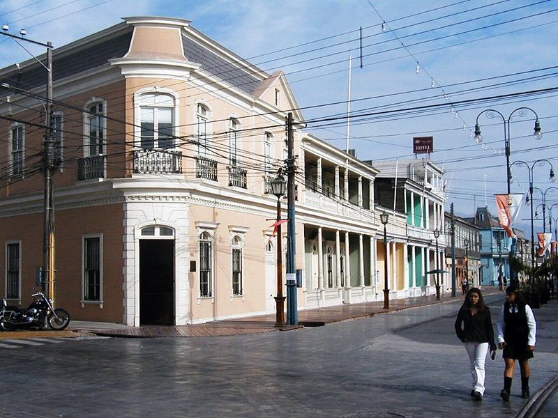 Rua Calle Baquedano em Iquique